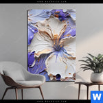 Acrylglasbild Abstrakte Blumenformen Hochformat Produktvorschau mit dem Bild Abstrakte Blumenformen im Format Hochformat.