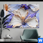 Acrylglasbild Abstrakte Blumenformen Querformat Produktvorschau mit dem Bild Abstrakte Blumenformen im Format Querformat.