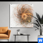 Acrylglasbild Abstrakte Lichtmalerei Quadrat Produktvorschau mit dem Bild Abstrakte Lichtmalerei im Format Quadrat.