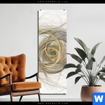 Acrylglasbild Abstrakte Moderne Linienkunst Schmal Produktvorschau mit dem Bild Abstrakte moderne Linienkunst im Format Schmal.