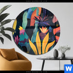 Acrylglasbild Abstrakte Natur Rund Produktvorschau mit dem Bild Abstrakte Natur im Format Rund.