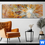 Acrylglasbild Abstrakter Bluetenzauber In Orange Panorama Produktvorschau mit dem Bild Abstrakter Blütenzauber in orange im Format Panorama.