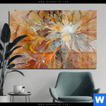 Acrylglasbild Abstrakter Bluetenzauber In Orange Querformat Produktvorschau mit dem Bild Abstrakter Blütenzauber in orange im Format Querformat.