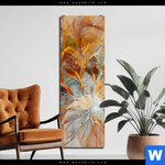 Acrylglasbild Abstrakter Bluetenzauber In Orange Schmal Produktvorschau mit dem Bild Abstrakter Blütenzauber in orange im Format Schmal.