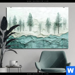 Acrylglasbild Abstrakter Wald Querformat Produktvorschau mit dem Bild Abstrakter Wald im Format Querformat.