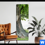 Acrylglasbild Alte Linde Auf Sommerwiese Schmal Produktvorschau mit dem Bild Alte Linde auf Sommerwiese im Format Schmal.