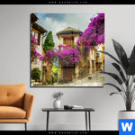 Acrylglasbild Altstadt Der Provence Quadrat Produktvorschau mit dem Bild Altstadt der Provence im Format Quadrat.