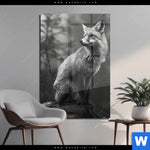 Acrylglasbild Anmutiger Fuchs Hochformat Produktvorschau mit dem Bild Anmutiger Fuchs im Format Hochformat.