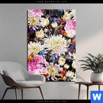 Acrylglasbild Aquarell Von Wilden Blumen Hochformat Produktvorschau mit dem Bild Aquarell von wilden Blumen im Format Hochformat.