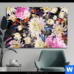 Acrylglasbild Aquarell Von Wilden Blumen Querformat Produktvorschau mit dem Bild Aquarell von wilden Blumen im Format Querformat.