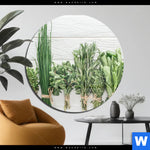 Acrylglasbild Aromen Der Gruenen Kueche Rund Produktvorschau mit dem Bild Aromen der grünen Küche im Format Rund.