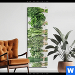 Acrylglasbild Aromen Der Gruenen Kueche Schmal Produktvorschau mit dem Bild Aromen der grünen Küche im Format Schmal.