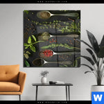 Acrylglasbild Aromen Der Natur Quadrat Produktvorschau mit dem Bild Aromen der Natur im Format Quadrat.