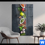 Acrylglasbild Aromen Der Weltkueche Hochformat Produktvorschau mit dem Bild Aromen der Weltküche im Format Hochformat.