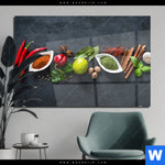 Acrylglasbild Aromen Der Weltkueche Querformat Produktvorschau mit dem Bild Aromen der Weltküche im Format Querformat.