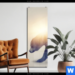 Acrylglasbild Baer Wald No2 Schmal Produktvorschau mit dem Bild Bär & Wald No.2 im Format Schmal.