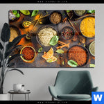 Acrylglasbild Basilikum Pfeffer Safran Co Querformat Produktvorschau mit dem Bild Basilikum | Pfeffer | Safran & Co. im Format Querformat.