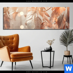 Acrylglasbild Blaetter Im Sonnenlicht Panorama Produktvorschau mit dem Bild Blätter im Sonnenlicht im Format Panorama.