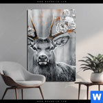 Acrylglasbild Bluehende Krone Des Hirsches Hochformat Produktvorschau mit dem Bild Blühende Krone des Hirsches im Format Hochformat.