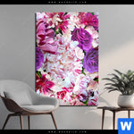 Acrylglasbild Bluehende Pfingstrosen Hochformat Produktvorschau mit dem Bild Blühende Pfingstrosen im Format Hochformat.