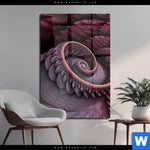 Acrylglasbild Blueten Spirale Hochformat Produktvorschau mit dem Bild Blüten Spirale im Format Hochformat.