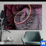 Acrylglasbild Blueten Spirale Querformat Produktvorschau mit dem Bild Blüten Spirale im Format Querformat.