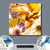 Acrylglasbild Blumen Collage No 1 Quadrat Materialbild