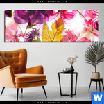 Acrylglasbild Blumen Collage No 2 Panorama Produktvorschau mit dem Bild Blumen Collage No.2 im Format Panorama.