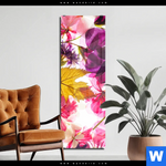 Acrylglasbild Blumen Collage No 2 Schmal Produktvorschau mit dem Bild Blumen Collage No.2 im Format Schmal.