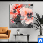 Acrylglasbild Blumen In Voller Pracht Quadrat Produktvorschau mit dem Bild Blumen in voller Pracht im Format Quadrat.