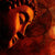 Acrylglasbild Bronze Zen Buddha Schmal