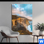 Acrylglasbild Bruecke An Der Kueste Hochformat Produktvorschau mit dem Bild Brücke an der Küste im Format Hochformat.