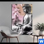 Acrylglasbild Buddha In Stiller Harmonie Hochformat Produktvorschau mit dem Bild Buddha in stiller Harmonie im Format Hochformat.