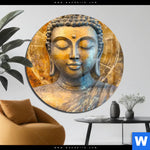 Acrylglasbild Buddha Innerer Frieden Rund Produktvorschau mit dem Bild Buddha - Innerer Frieden im Format Rund.