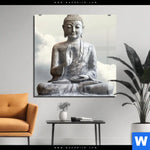 Acrylglasbild Buddha Ruhe Des Seins Quadrat Produktvorschau mit dem Bild Buddha - Ruhe des Seins im Format Quadrat.
