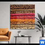 Acrylglasbild Bunte Gewuerze Quadrat Produktvorschau mit dem Bild Bunte Gewürze im Format Quadrat.