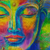 Acrylglasbild Bunter Buddha No 2 Schmal