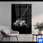 Acrylglasbild Der Geigenspieler Hochformat Produktvorschau mit dem Bild Der Geigenspieler im Format Hochformat.