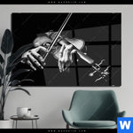 Acrylglasbild Der Geigenspieler Querformat Produktvorschau mit dem Bild Der Geigenspieler im Format Querformat.