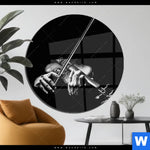 Acrylglasbild Der Geigenspieler Rund Produktvorschau mit dem Bild Der Geigenspieler im Format Rund.
