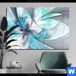 Acrylglasbild Digitale Blumen No 3 Querformat Produktvorschau mit dem Bild Digitale Blumen No.3 im Format Querformat.