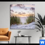 Acrylglasbild Duenen Und Abendsonne Quadrat Produktvorschau mit dem Bild Dünen und Abendsonne im Format Quadrat.