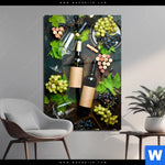 Acrylglasbild Edle Weine Geniessen Hochformat Produktvorschau mit dem Bild Edle Weine genießen im Format Hochformat.