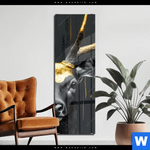 Acrylglasbild Edler Hirsch In Fokus Schmal Produktvorschau mit dem Bild Edler Hirsch in Fokus im Format Schmal.