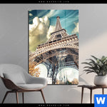 Acrylglasbild Eifelturm In Paris Hochformat Produktvorschau mit dem Bild Eifelturm in Paris im Format Hochformat.