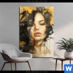 Acrylglasbild Estelle Dynamische Portraetkunst Hochformat Produktvorschau mit dem Bild Estelle - Dynamische Porträtkunst im Format Hochformat.