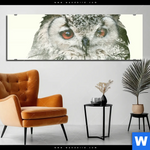 Acrylglasbild Eule Wald No 1 Panorama Produktvorschau mit dem Bild Eule & Wald No.1 im Format Panorama.