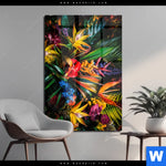 Acrylglasbild Exotische Tropische Pflanzen Hochformat Produktvorschau mit dem Bild Exotische tropische Pflanzen im Format Hochformat.
