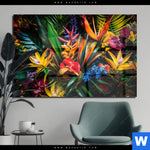 Acrylglasbild Exotische Tropische Pflanzen Querformat Produktvorschau mit dem Bild Exotische tropische Pflanzen im Format Querformat.