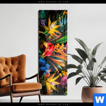 Acrylglasbild Exotische Tropische Pflanzen Schmal Produktvorschau mit dem Bild Exotische tropische Pflanzen im Format Schmal.